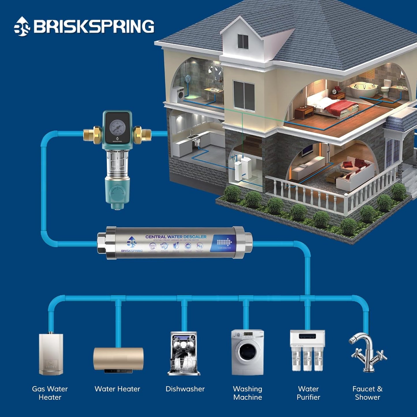 Scale Water Softener System